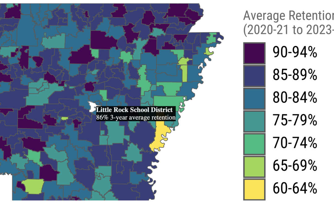 Arkansas Teacher Retention for the 2023-24 School Year